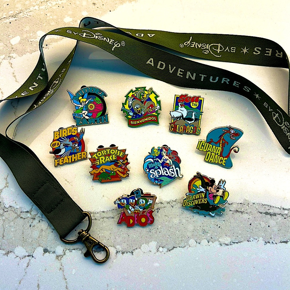 Adventures By Disney - Galapagos Excursion Lanyard and Pin Set